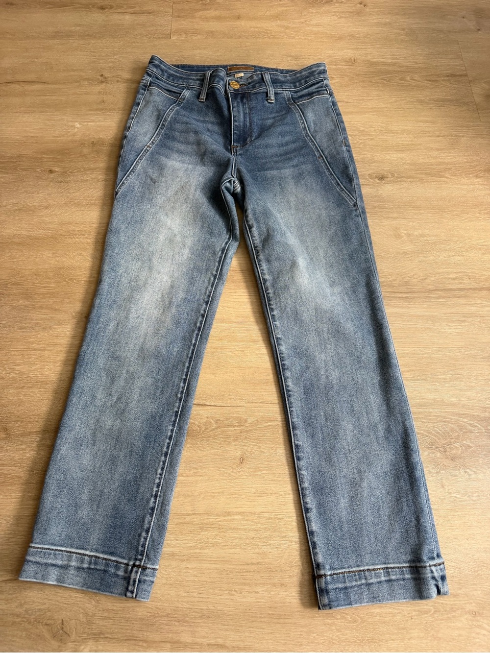 Kut from the Kloth REESE High Rise Ankle Straight Leg Jean SZ 8